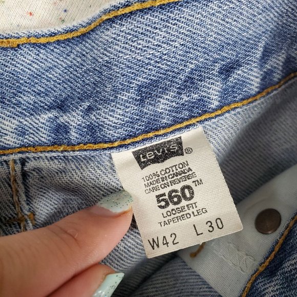 Vintage levis jeans 42 × 30 - Picture 6 of 11